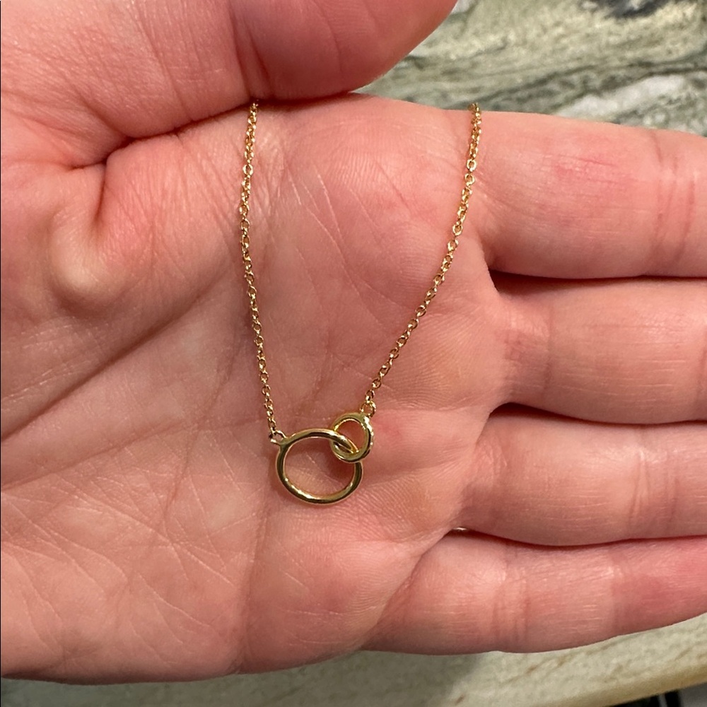 Gorjana Gold Circle Necklace - Picture 5 of 6